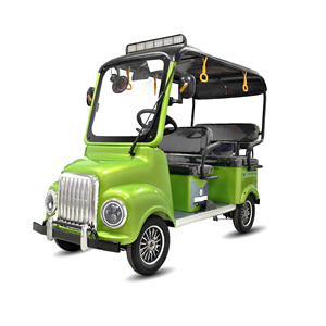 Nouveau minibus électrique touristique HLD à 4 roues, 800W 60V, chariot de golf électrique pour complexe hôtelier, quadricycle électrique, disponible à la location pour sites touristiques - Product Image 1