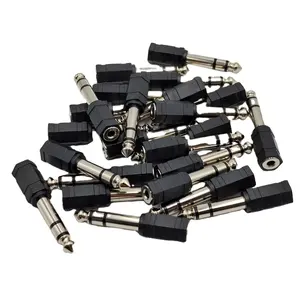6.35mm Plug To 3.5mm Female Jack Adapter 6.35mm 1/4 Male To 3.5mm Female Jack Aux Audio Adapter Male 1/4" TRS To Female 1/8" TRS
