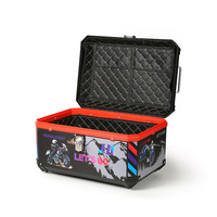 Boîte à bagages arrière pour moto JH-022 PP, universelle pour scooter et véhicule électrique, étanche et résistante à la pression