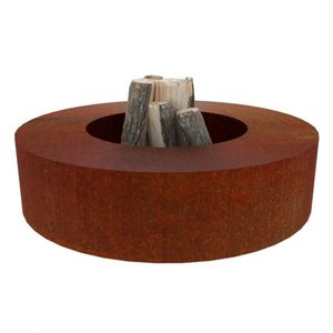เตาผิงเหล็กคอร์เทนสไตล์เรโทรสำหรับเผาไม้ในสวนหลังบ้านหรือลานกลางแจ้ง - Product Image 2