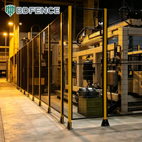 Valla de Protección Perimetral de Acero al Carbono de Alto Rendimiento y Larga Vida Útil, Protección de Seguridad para Celdas de Trabajo, Alta Seguridad, Personalizable