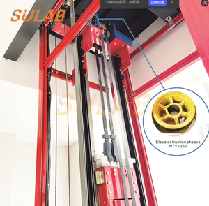 Подъемная Тяговая машина с двойной намоткой, высокоскоростная бесзубчатая синхронная Тяговая машина WTYF250 - Product Image 4