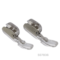 Machine à coudre domestique de haute qualité en fer de Taïwan avec pied presseur pour fermetures éclair, garantie 1,5 an, type de pied inclus, rapport inclus pour l'exportation