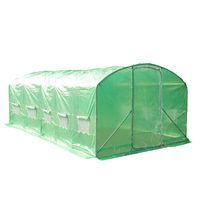Tunnel de culture en plastique transparent en PVC, 3 pièces, fournitures de jardin pour l'extérieur, légumes, serre