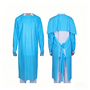 Robe d'isolement jetable en CPE, réversible, imperméable, anti-salissures, anti-poussière, GZ RTS, commande en vrac mixte - Product Image 3