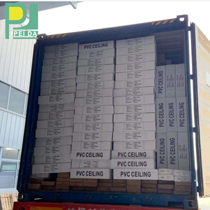 Nouveau Modèle D'impression De Stratification En Bois <span class=keywords><strong>Pas</strong></span> <span class=keywords><strong>Cher</strong></span> <span class=keywords><strong>PVC</strong></span> Panneau de Plafond - Product Image 6