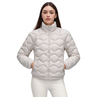 Veste matelassée pliable pour femme SHINBENE, coupe-vent, col montant, courte, légère, portable, pour les voyages en plein air