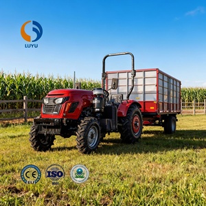 LUYU Tractor Mini de 50hp Más Vendido, 4WD para Jardín y Granja, con Motor de 80hp, Venta al por Mayor, Cultivador, Tractor Mini de 50HP - Product Image 3