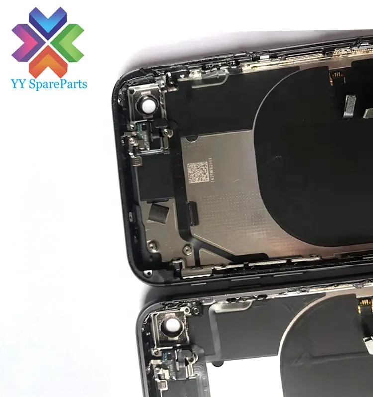 100% оригинальная замена для iPhone 8 заднее стекло задняя крышка батарейного отсека Корпус с мелкими деталями