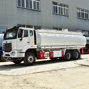 מותג משאיות HOWO 16000 ליטר 20000 ליטר קיבולת 6x4 משאית מיכל דלק משאית מיכל שמן למכירה משלוח פיקדון