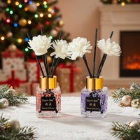 Ensemble cadeau diffuseur de parfum en rotin de luxe sur mesure en gros |   Désodorisant d'ambiance longue durée sans BPA, marque privée OEM pour la maison