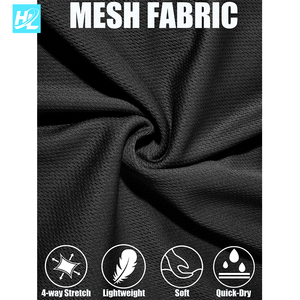 Kustom celana pendek basket pria Logo bordir lapisan tunggal poliester antilembap bahan kantung ritsleting hitam basket - Product Image 6