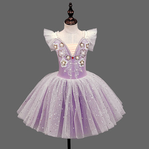 Profesional elegante tamaño personalizado niños niñas mujeres adultos Ballet rendimiento desgaste disfraces largo romántico tutú - Product Image 4