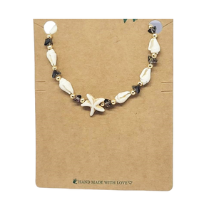 Venta al por mayor nuevo Boho verano Multicolor cuentas Collar para mujer hecho a mano colgante encanto cadena perla diamante moda bodas - Product Image 1