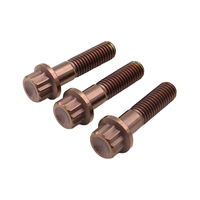 Boulons de roue à bride à 12 points en alliage de titane TC4 M8 20mm 32mm – Fixations de jante modulaires pour l'optimisation des performances automobiles
