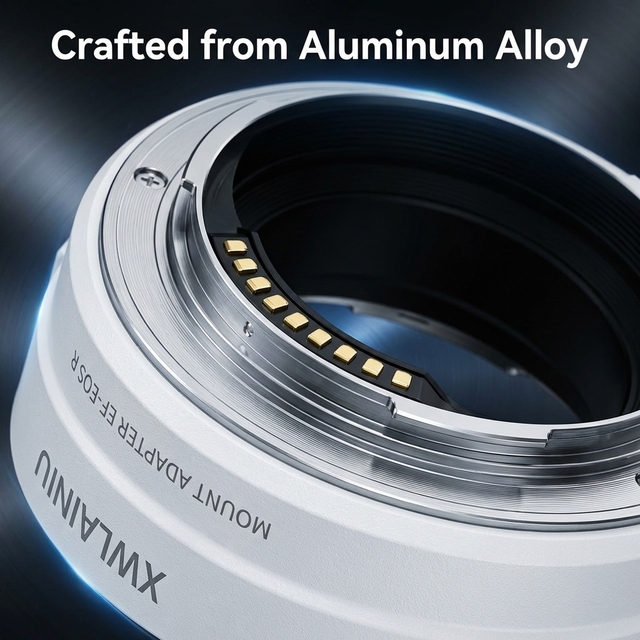 EF-EOS R Lens Adapter Ring, Auto Focus Camera Lens Mount Adapter  EF/EF-S Lens to EOS R Series Camera