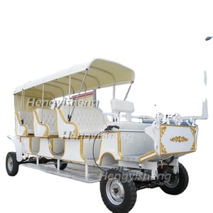 Carruaje de caballos turístico blanco personalizado modelo eléctrico chino económico - Product Image 1