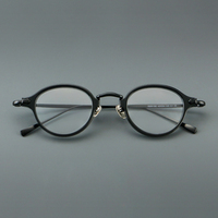 Lunettes ovales rétro uniques en acétate MS YLKMN182 pour femmes, montures bloquant la lumière bleue, monture premium, lunettes sud-américaines