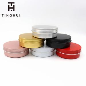 Pot en aluminium vide pour crème, baume à lèvres et cosmétiques, avec couvercle, disponible en 5g, 10g, 15g, 20g, 30g, 50g, 100g, coloris Argent, Or, Noir Mat - Product Image 6