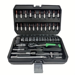 Juego de Herramientas de 108 Piezas de Acero al Carbono, Operado a Mano, en Caja OEM, para Reparación de Automóviles, Herramientas Mecánicas - Product Image 3