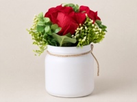 Plante Artificielle en Pot Rose, Fleurs Artificielles Mini Bonsaï en Soie, Décoration d'Intérieur, Centre de Table, Vente en Gros Sans Déchets