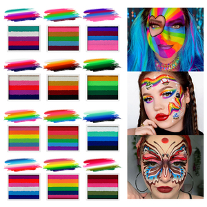 <span class=keywords><strong>Pintura</strong></span> facial dividida no tóxica superventas, <span class=keywords><strong>pintura</strong></span> corporal, arte, celebración de <span class=keywords><strong>Halloween</strong></span>, <span class=keywords><strong>pintura</strong></span> facial a base de agua - Product Image 1