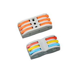 บล็อกขั้วต่อ 3 ขั้ว Alvsa 25A AC380V 11-20 AWG ตัวเชื่อมต่อสายไฟแบบหลายอินพุตเอาต์พุต สำหรับใช้ในงานไฟฟ้าอาคาร - Product Image 1