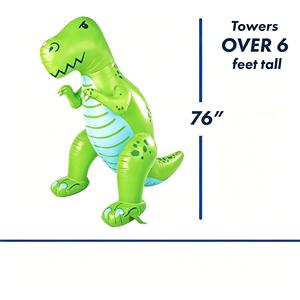 Directo de Fábrica, MAKE WAVES, Rociador Inflable de PVC con Forma de Dinosaurio de 6 Pies, Juguete Acuático para Niños, Diversión de Verano para Jardín y Patio Trasero - Product Image 4