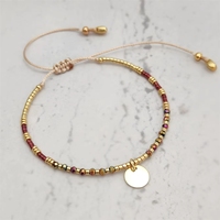 Pulseras de Cuentas Miyuki Clásicas Unisex al por Mayor, Brazaletes Ajustables de Estilo Bohemio Simple con Perlas para Regalos de Mujer