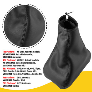 Opel Car <b>Shift</b> <b>Knob</b> Leather Dust Cover Black Individual Fitment Vauxhall Europe - Product Image 2