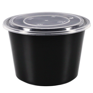 Disposable Bowl 1500Ml Round With Lid For Takeout Food Packaging - Product Image 1