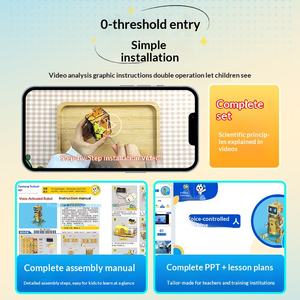 Pistolet à élastiques en bois, pistolet 3D assemblé à la main, blocs de construction, jouet éducatif scientifique et technologique, sans marque, 7-14 ans - Product Image 3