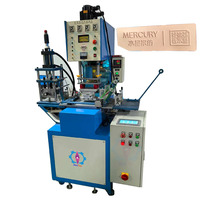 Nouvelle machine automatique hydraulique de gaufrage, marquage à chaud et découpe de cuir PU et microfibre par radiofréquence (RF) haute fréquence pour LOGO