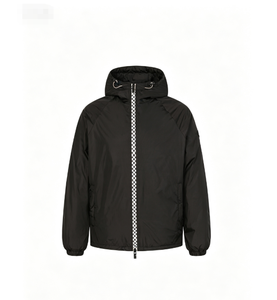 Chaqueta parka con capucha para hombre, poliéster, impermeable, de secado rápido, con cremallera, corte regular, ropa exterior - Product Image 3