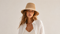 Chapeau de paille en raphia naturel à large bord pour femme, chapeau de soleil d'été, logo personnalisé, vente en gros, usine OEM