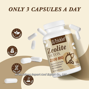 Julong Oem Geactiveerde Zeoliet Capsules Hete Verkoop Houtskool Zeoliet Detox Capsules Gezondheidszorg Ondersteuning Biologische Zeoliet Capsules - Product Image 3