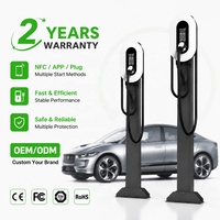 Estación de Carga para Vehículos Eléctricos de Pared, 32A, Control Inteligente por Aplicación, Tipo 2, Montaje en Suelo, 7kw 7.4kw, Cargador Wallbox para Vehículos Eléctricos