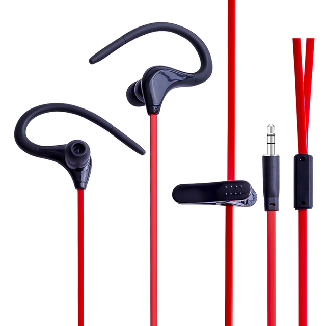 Sport Headphones Wired Over Ear In-Ear Earbuds Earhook Earphones Running Exercise Jogging