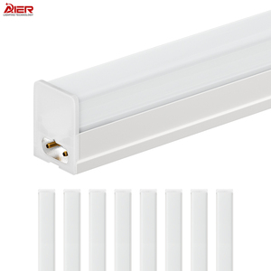 저렴한 가격 실내 조명 1피트 2피트 3피트 5w 9w 13w 18w T5 LED 튜브 라이트 플라스틱 일체형 조명기구 LED 라이트 - Product Image 1