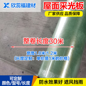 Frp Skylight Transparent <b>Roofing</b> Tile 1m 1.2m Width For Carports <b>Canopies</b> Balconies Modern Design Durable - Product Image 2