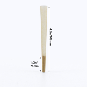 Cônes pré-roulés classiques marron de 109 mm, format King Size, en papier à rouler pour tabac, 1000 unités, directement de l'usine - Product Image 1