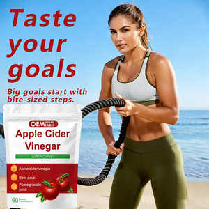 Suplemento Vegano <span class=keywords><strong>Keto</strong></span> en Gomitas OEM, Suplemento Diario de Vinagre de Sidra de Manzana con Jugo de Remolacha y Jugo de Granada, Aumenta la Energía - Product Image 5