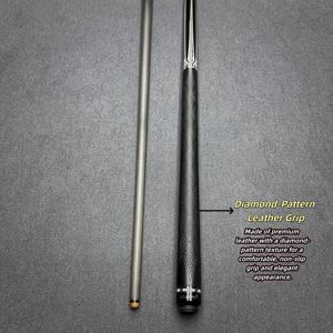 CUPPA queue de billard <span class=keywords><strong>en</strong></span> fibre de carbone de haute technologie poignée <span class=keywords><strong>en</strong></span> cuir véritable joint radial manche bout à bout <span class=keywords><strong>en</strong></span> érable 10.5/11.5/12.5mm pointe de haute qualité - Product Image 5