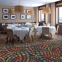 Chambre d'hôtel de luxe 5 étoiles Casino Tapis floral de luxe antistatique Salle de banquet Couloir de casino et tapis de chambre