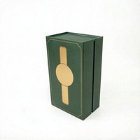 Boîte cadeau rigide de luxe Dr.Box style livre avec impression dorée personnalisée, papier d'art et carton gris pour parfum