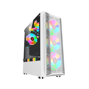 OEM de fábrica ATX de <span class=keywords><strong>Torre</strong></span> completa <span class=keywords><strong>carcasa</strong></span> de acero de la computadora de vidrio templado de PC - Product Image 1