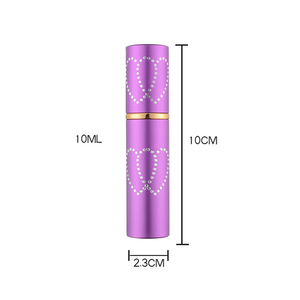 ขวดน้ำหอมอะลูมิเนียมแบบกำหนดเอง ขนาด 10 มล. พร้อมขวดแก้วด้านใน ดีไซน์ขวดอะลูมิเนียมสำหรับเติม - Product Image 2