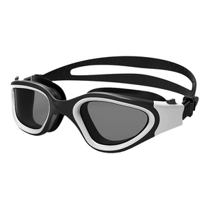 Swimming Goggles <b>Large</b> <b>Frame</b> Adult Size L PC Lens Silicone Anti Fog Waterproof Cross Border Electroplated - Product Image 1