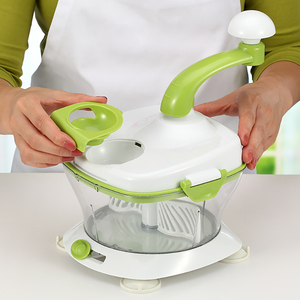 Portable Hand Cranked <b>Vegetable</b> <b>Chopper</b> Multifunctional Manual Food Mixer Mincer Salad Maker Kitchen Accessory - Product Image 5