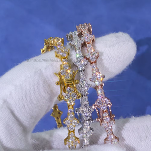 Bracelet simple style hip-hop avec chaîne tennis 6,5 mm pour aviateur, bijoux Tanjing - Product Image 2